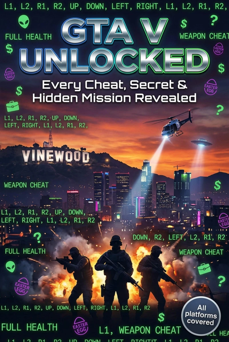 Portada: GTA V Unlocked: Every Cheat, Secret & Hidden Mission Revealed