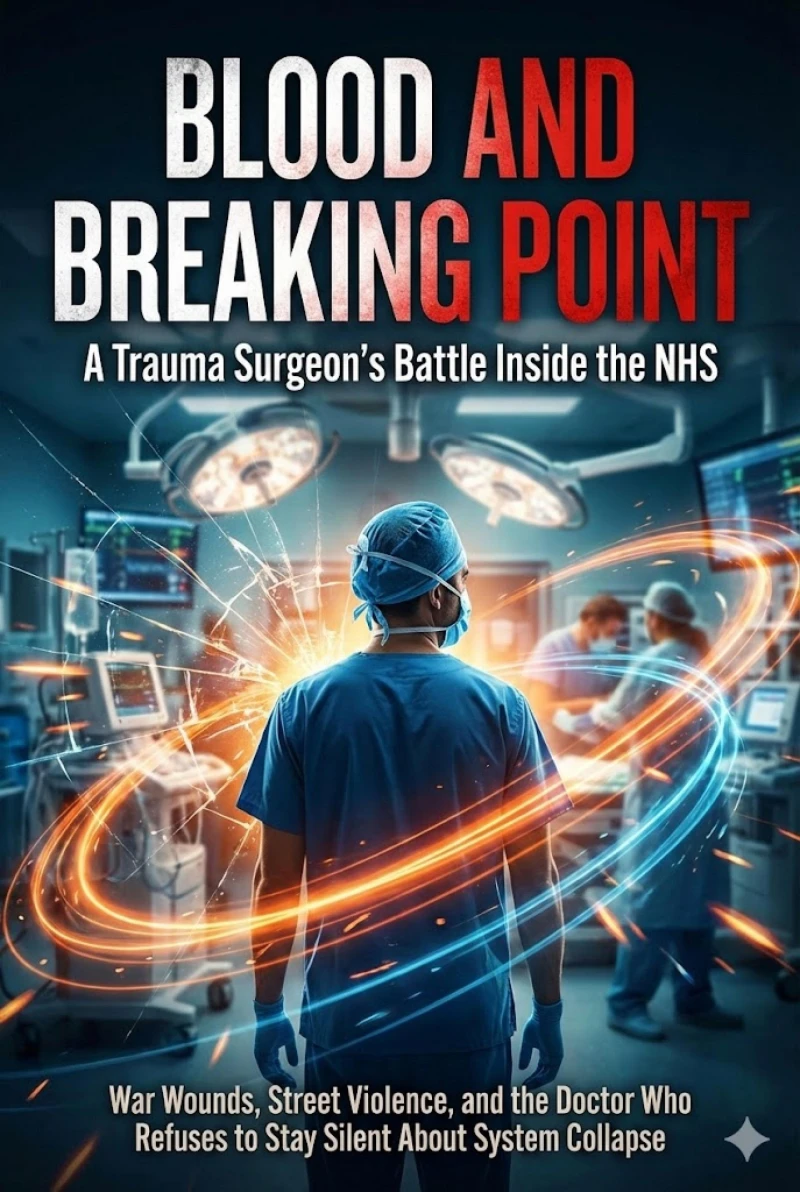 Portada: Blood and Breaking Point: A Trauma Surgeon's Battle Inside the NHS