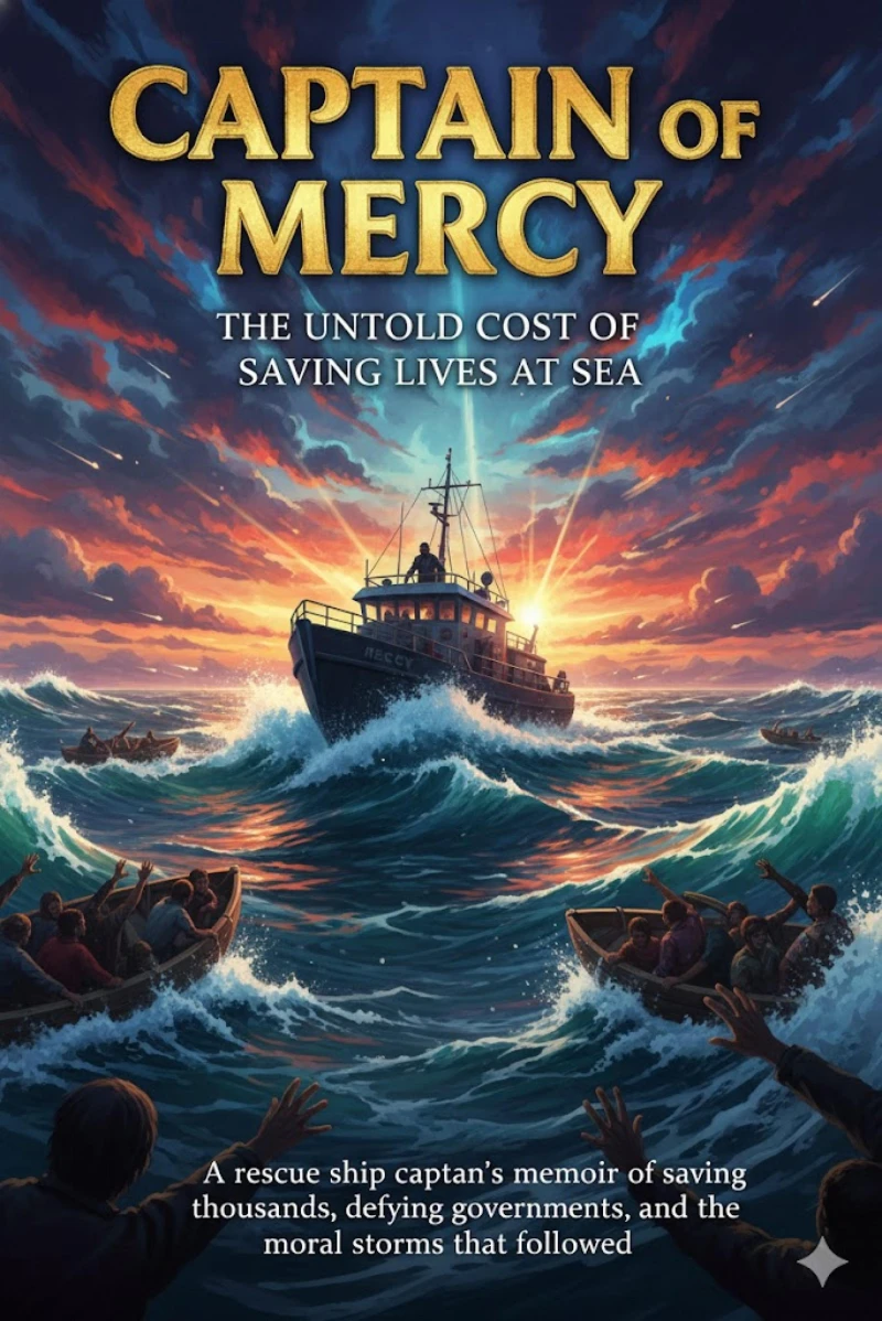 Portada: Captain of Mercy: The Untold Cost of Saving Lives at Sea