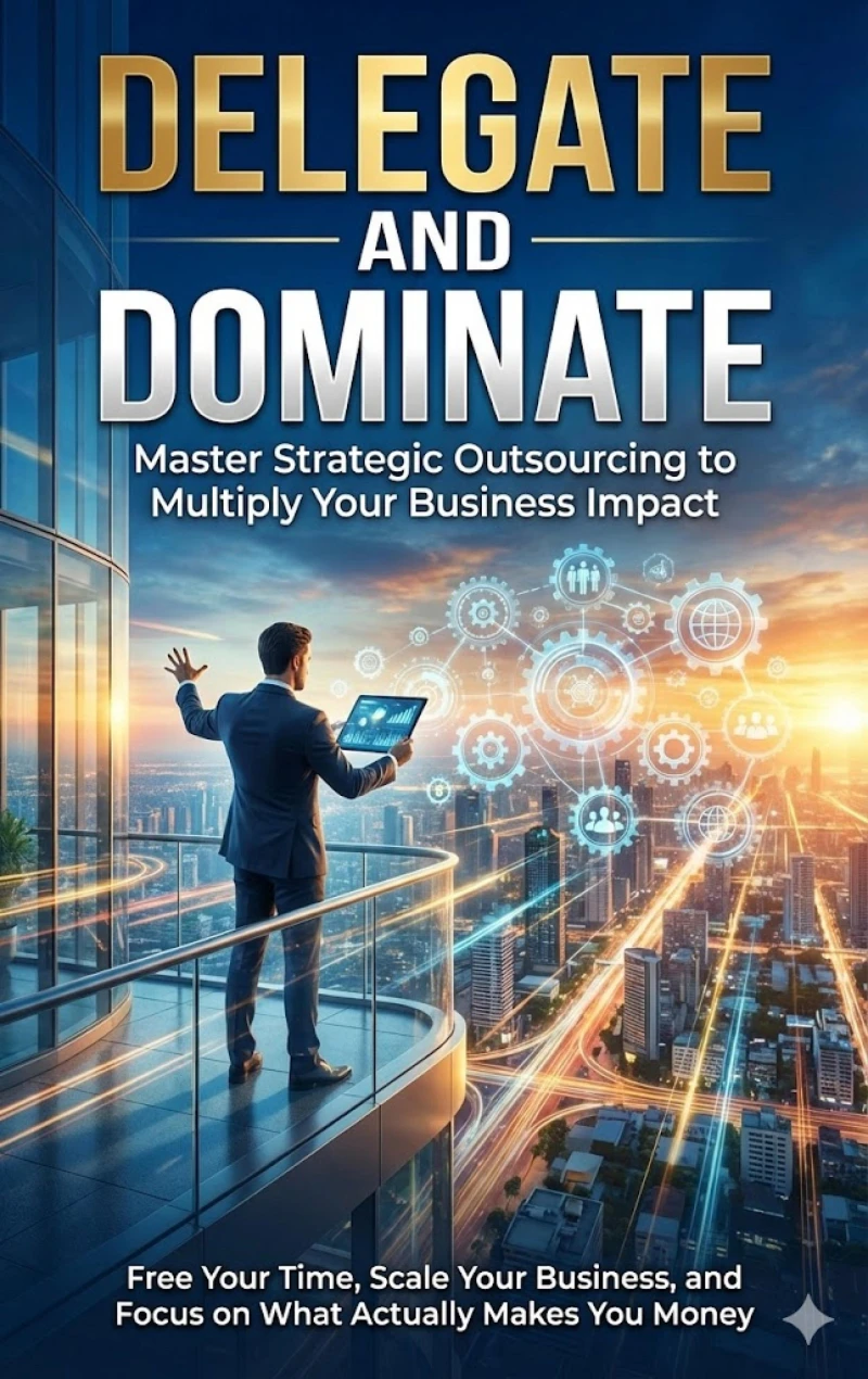 Portada: Delegate and Dominate: Master Strategic Outsourcing to Multiply Your Business Impact