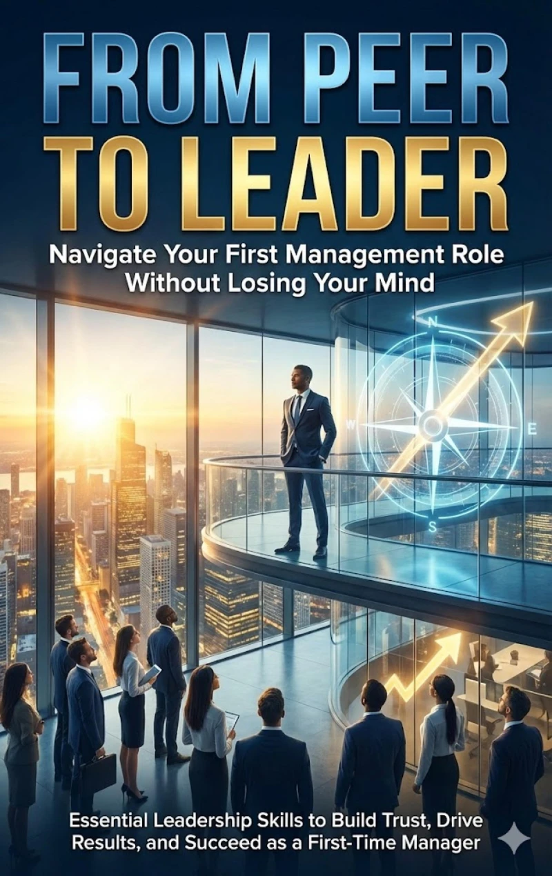 Portada: From Peer to Leader: Navigate Your First Management Role Without Losing Your Mind