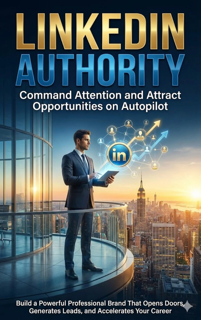 Portada: LinkedIn Authority: Command Attention and Attract Opportunities on Autopilot