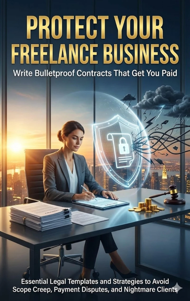 Portada: Protect Your Freelance Business: Write Bulletproof Contracts That Get You Paid