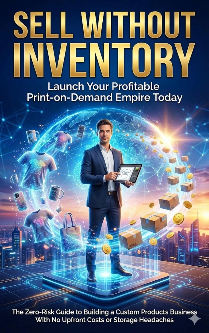 Portada: Sell Without Inventory: Launch Your Profitable Print-on-Demand Empire Today