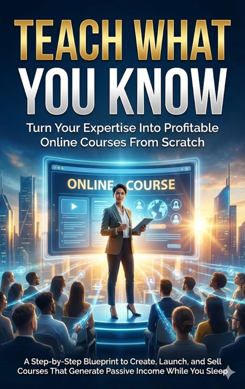 Portada: Teach What You Know: Turn Your Expertise Into Profitable Online Courses From Scratch