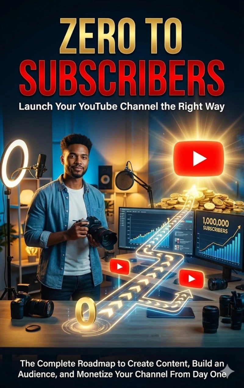 Portada: Zero to Subscribers: Launch Your YouTube Channel the Right Way