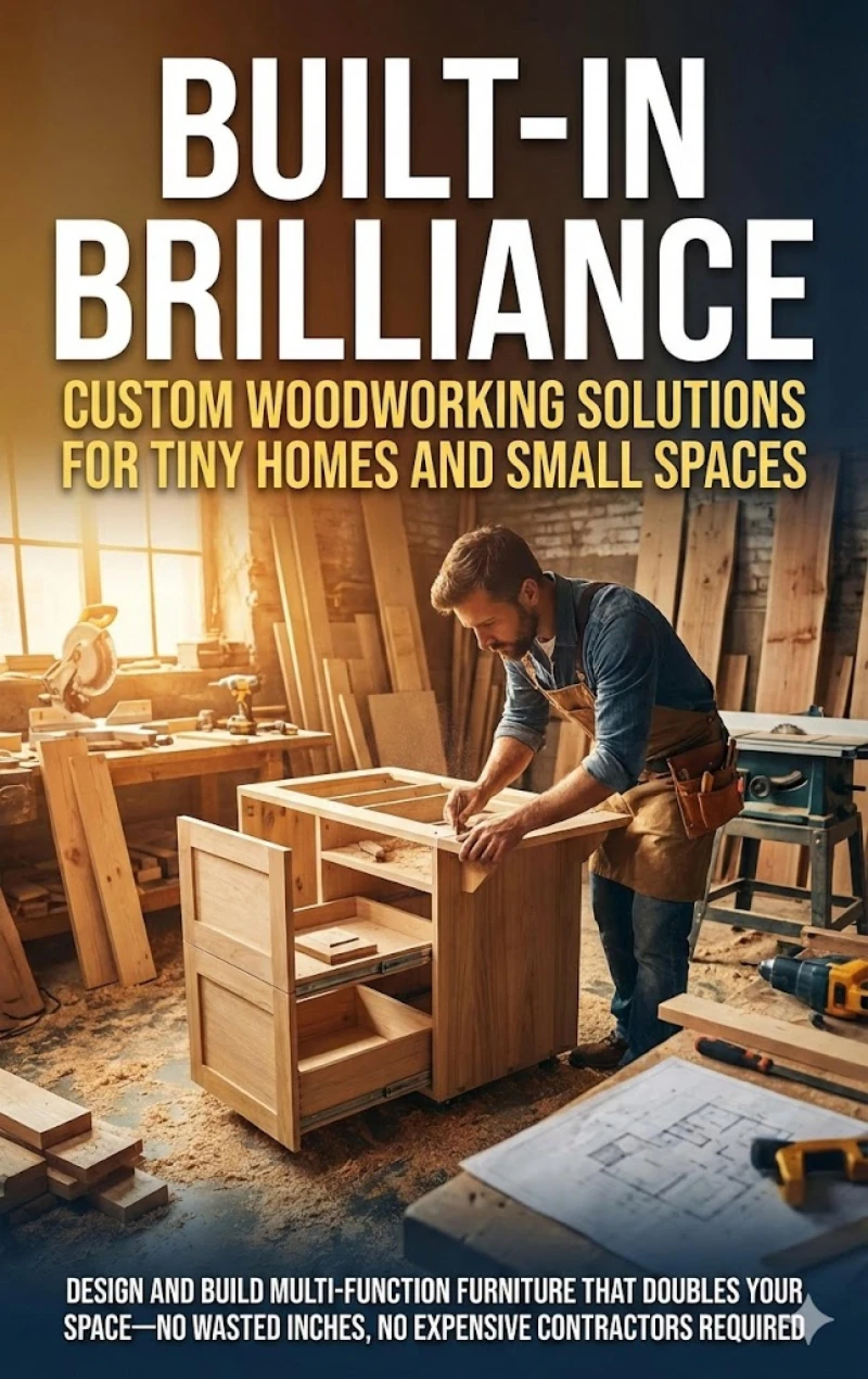 Portada: Built-In Brilliance: Custom Woodworking Solutions for Tiny Homes and Small Spaces