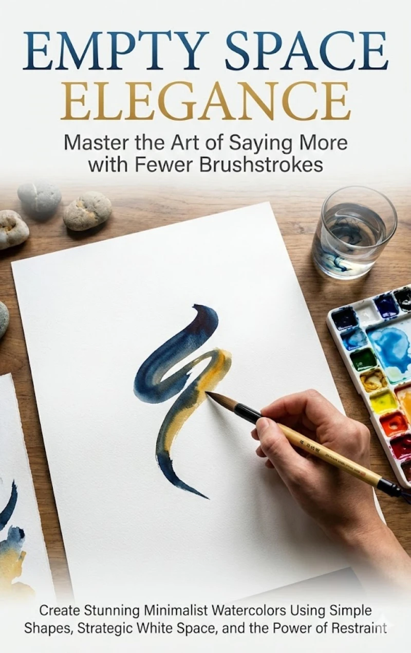 Portada: Empty Space Elegance: Master the Art of Saying More with Fewer Brushstrokes