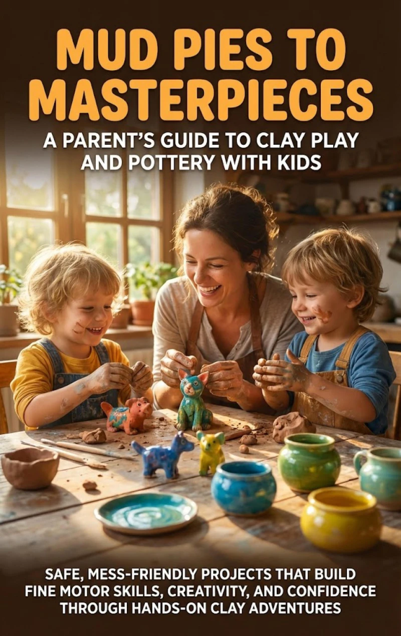Portada: Mud Pies to Masterpieces: A Parent's Guide to Clay Play and Pottery with Kids