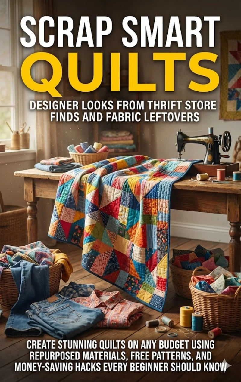 Portada: Scrap Smart Quilts: Designer Looks from Thrift Store Finds and Fabric Leftovers
