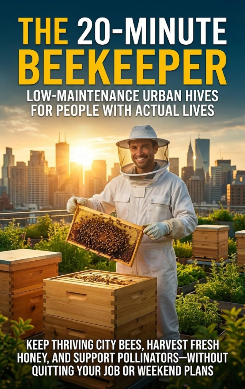 Portada: The 20-Minute Beekeeper: Low-Maintenance Urban Hives for People with Actual Lives