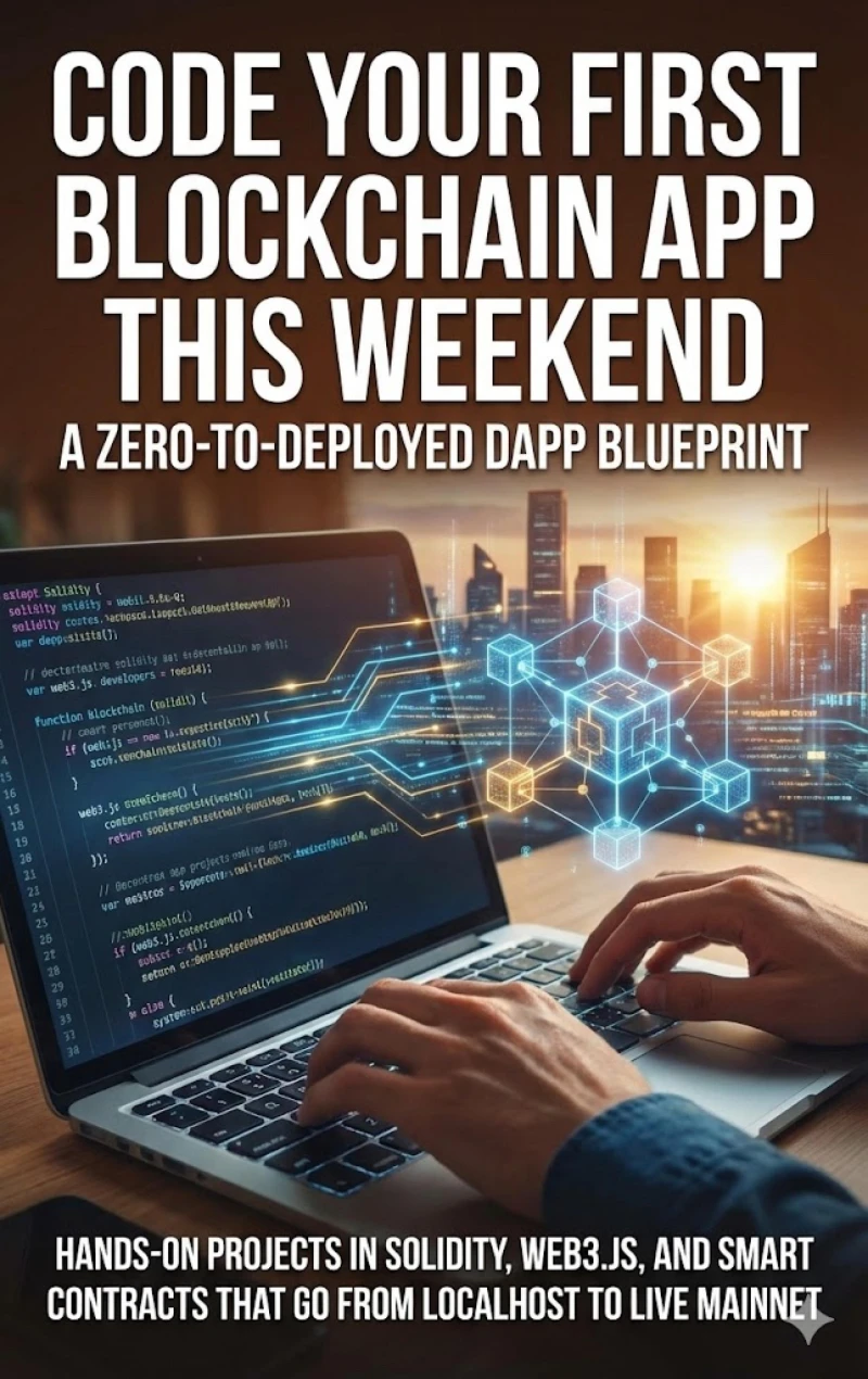 Portada: Code Your First Blockchain App This Weekend: A Zero-to-Deployed dApp Blueprint