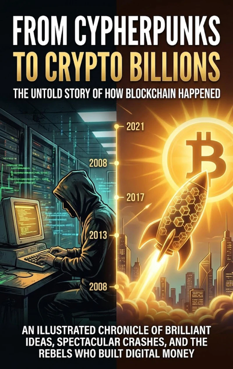 Portada: From Cypherpunks to Crypto Billions: The Untold Story of How Blockchain Happened