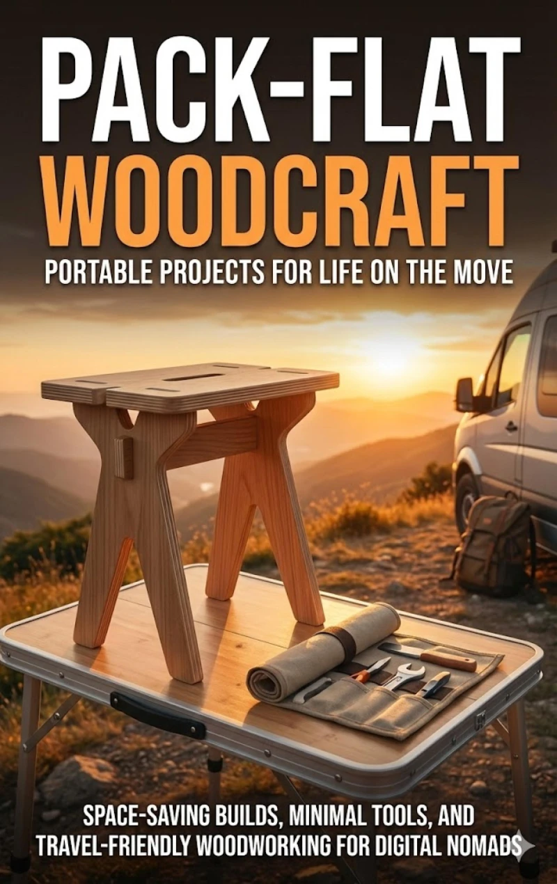 Portada: Pack-Flat Woodcraft: Portable Projects for Life on the Move