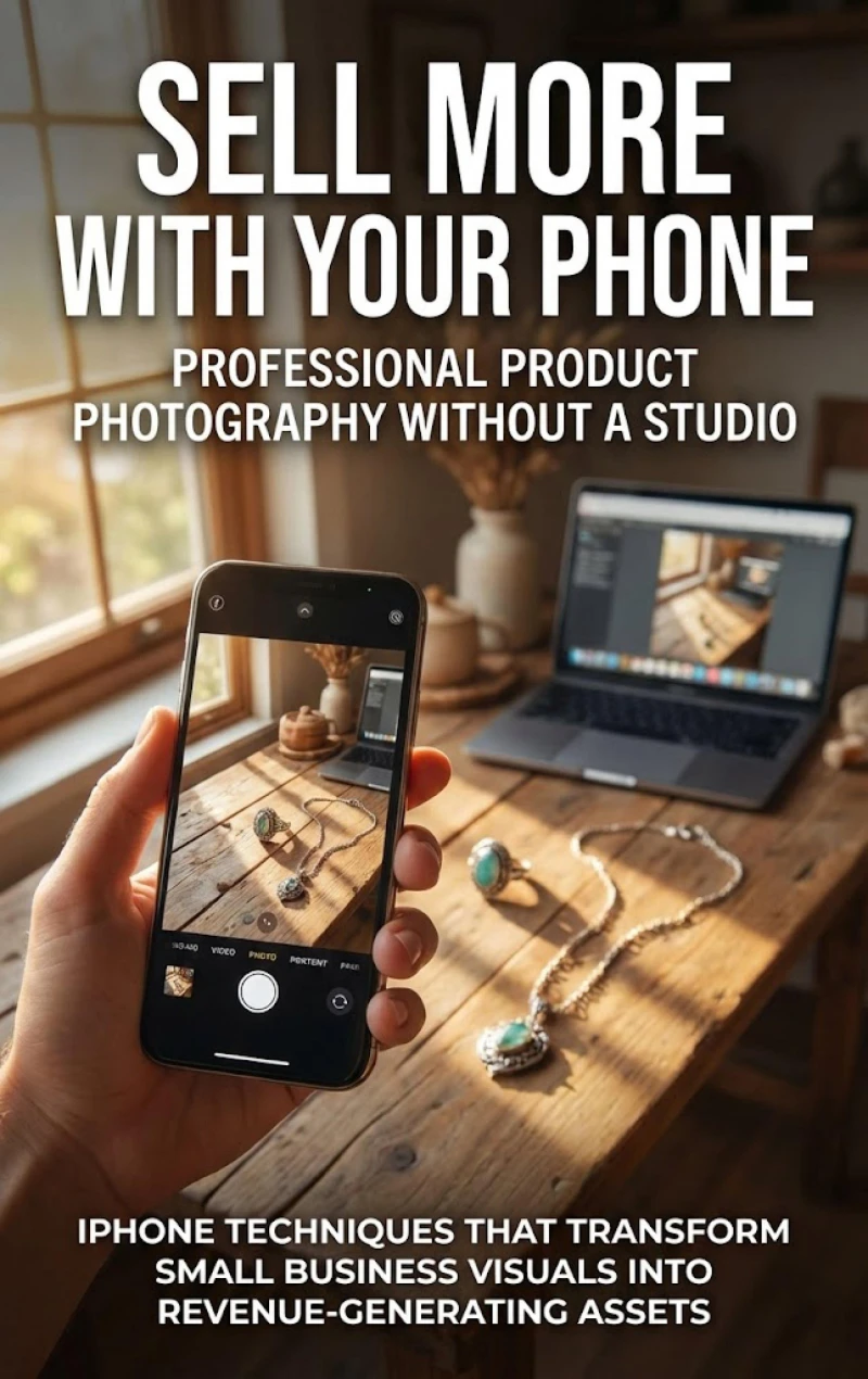 Portada: Sell More With Your Phone: Professional Product Photography Without a Studio