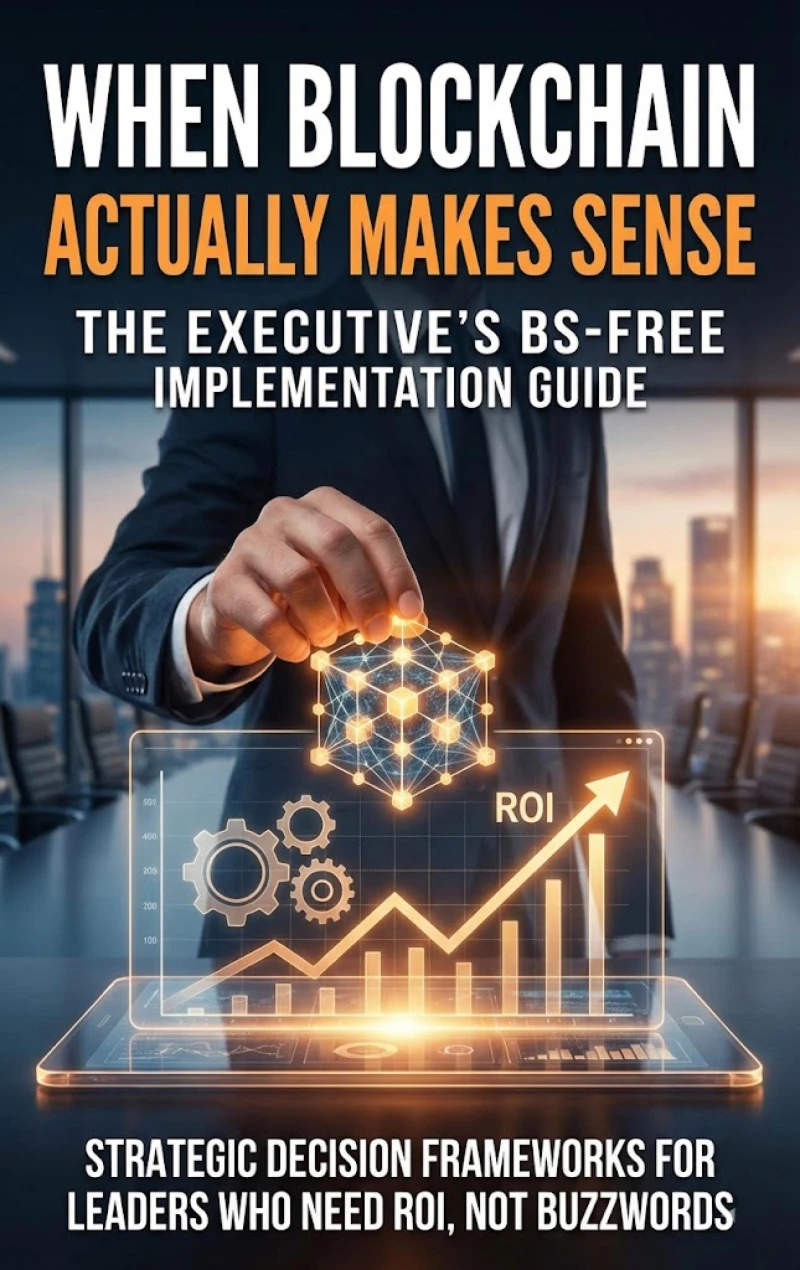 Portada: When Blockchain Actually Makes Sense: The Executive's BS-Free Implementation Guide