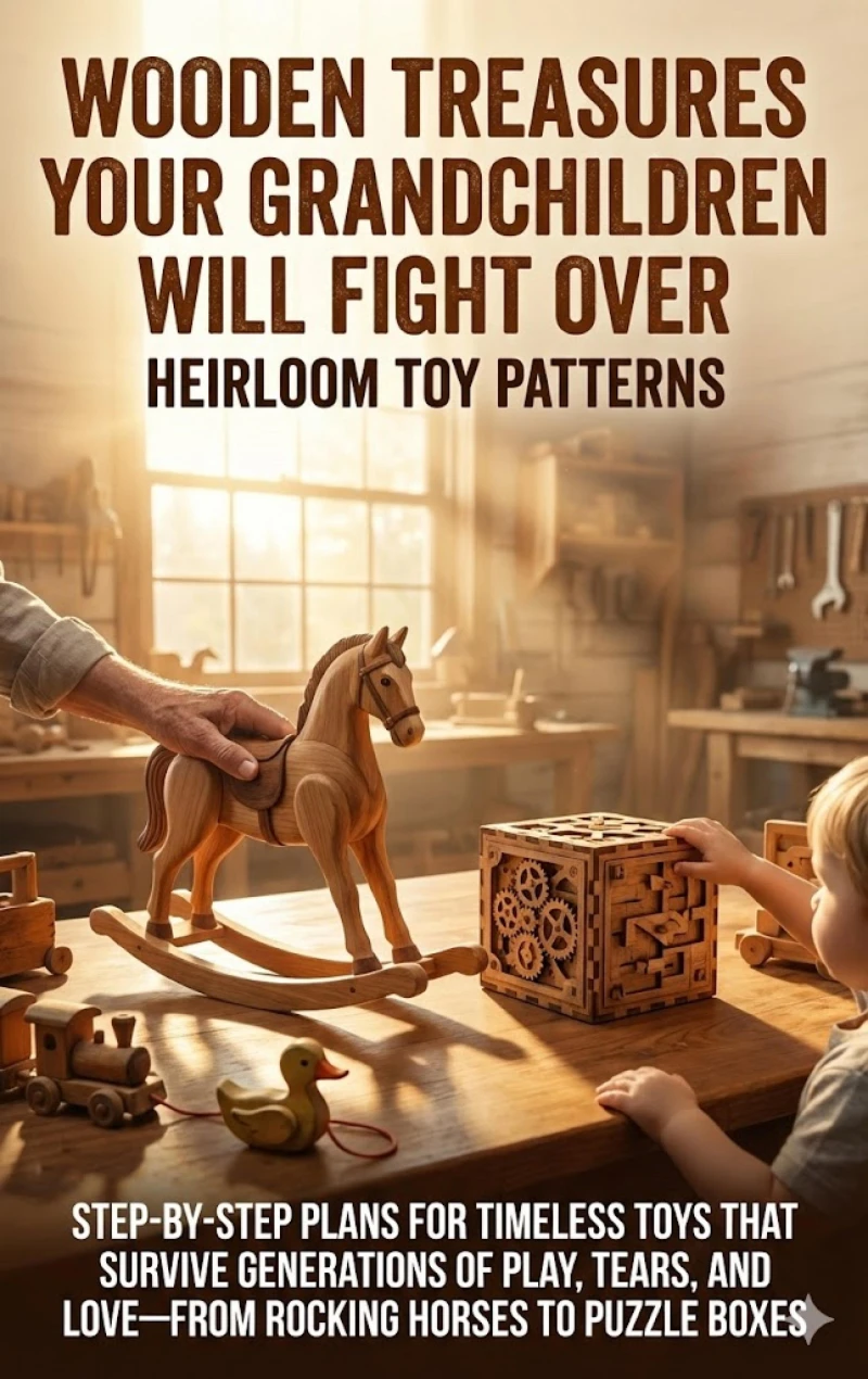 Portada: Wooden Treasures Your Grandchildren Will Fight Over: Heirloom Toy Patterns