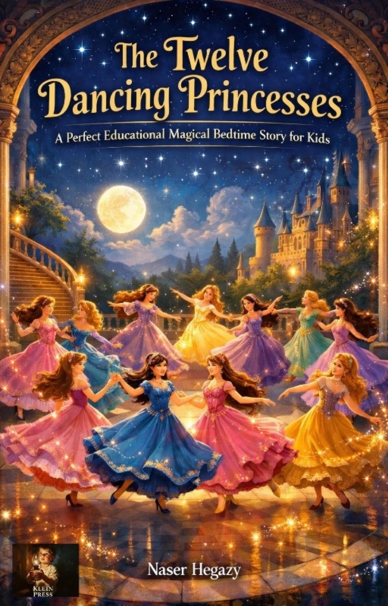 Portada: The Twelve Dancing Princesses A Perfect Educational Magical Bedtime Story for Kids