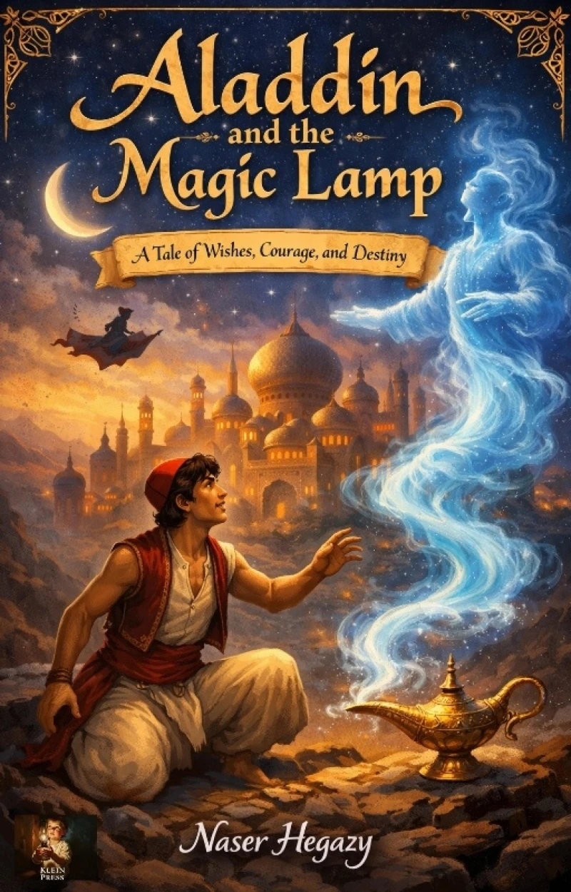 Portada: Aladdin and the Magic Lamp   A Tale of Wishes, Courage, and Destiny
