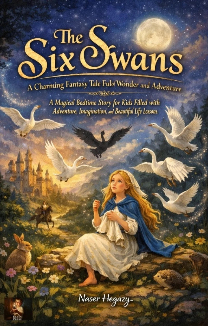 Portada: The Six Swans: A Charming Fantasy Tale Full of Wonder and Adventure