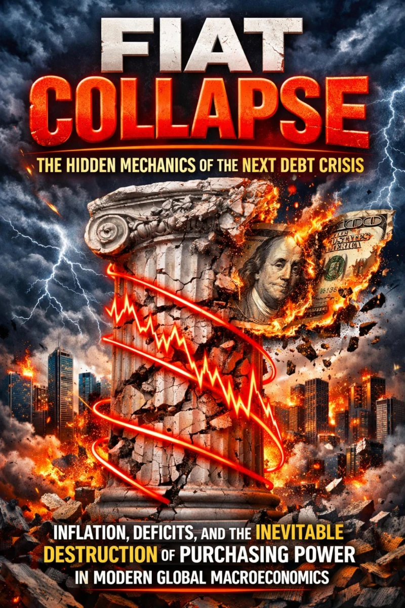 Portada: Fiat Collapse: The Hidden Mechanics of the Next Debt Crisis