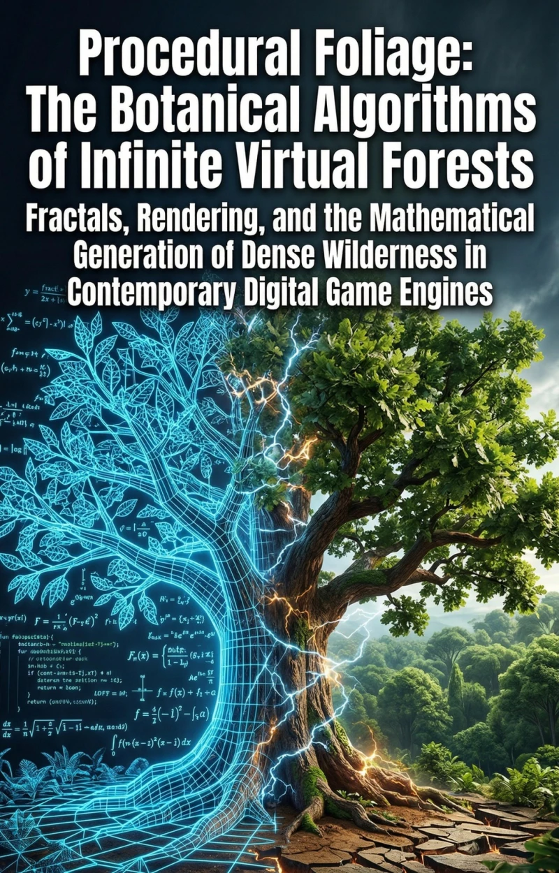 Portada: Procedural Foliage: The Botanical Algorithms of Infinite Virtual Forests