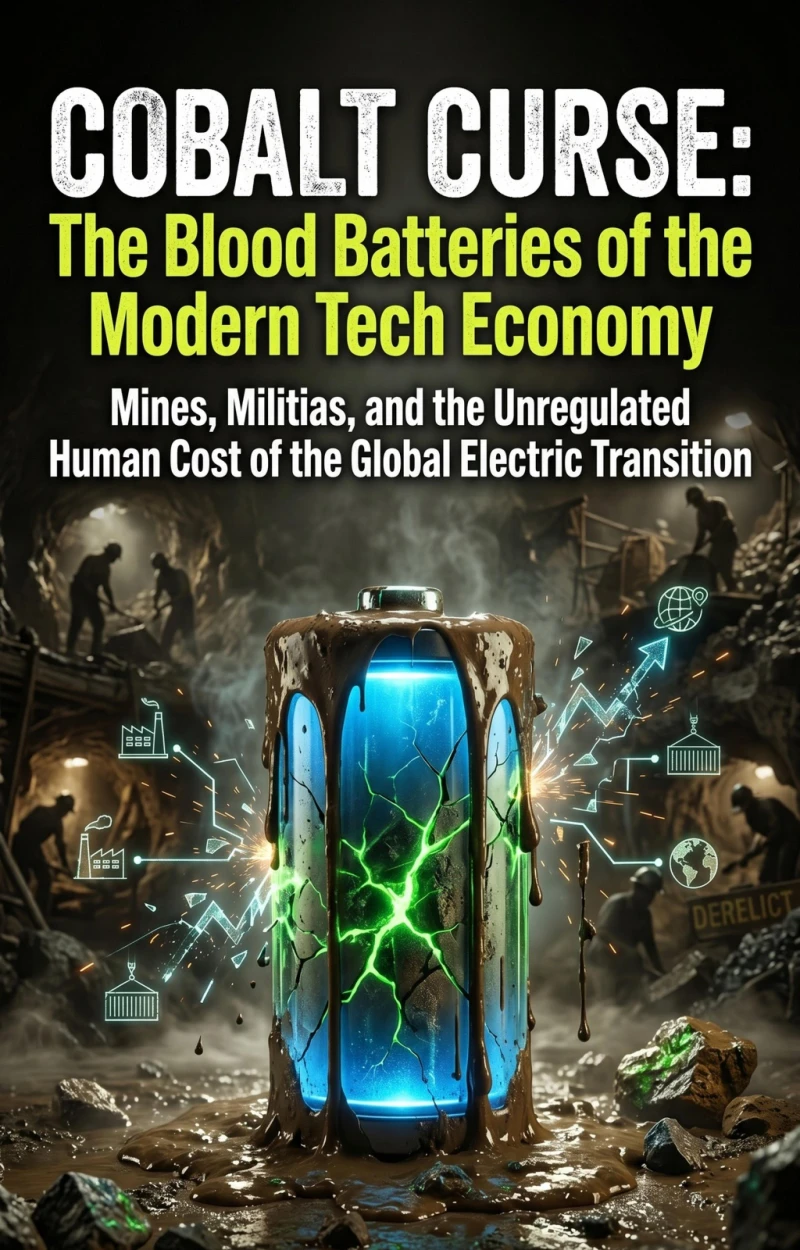 Portada: Cobalt Curse: The Blood Batteries of the Modern Tech Economy