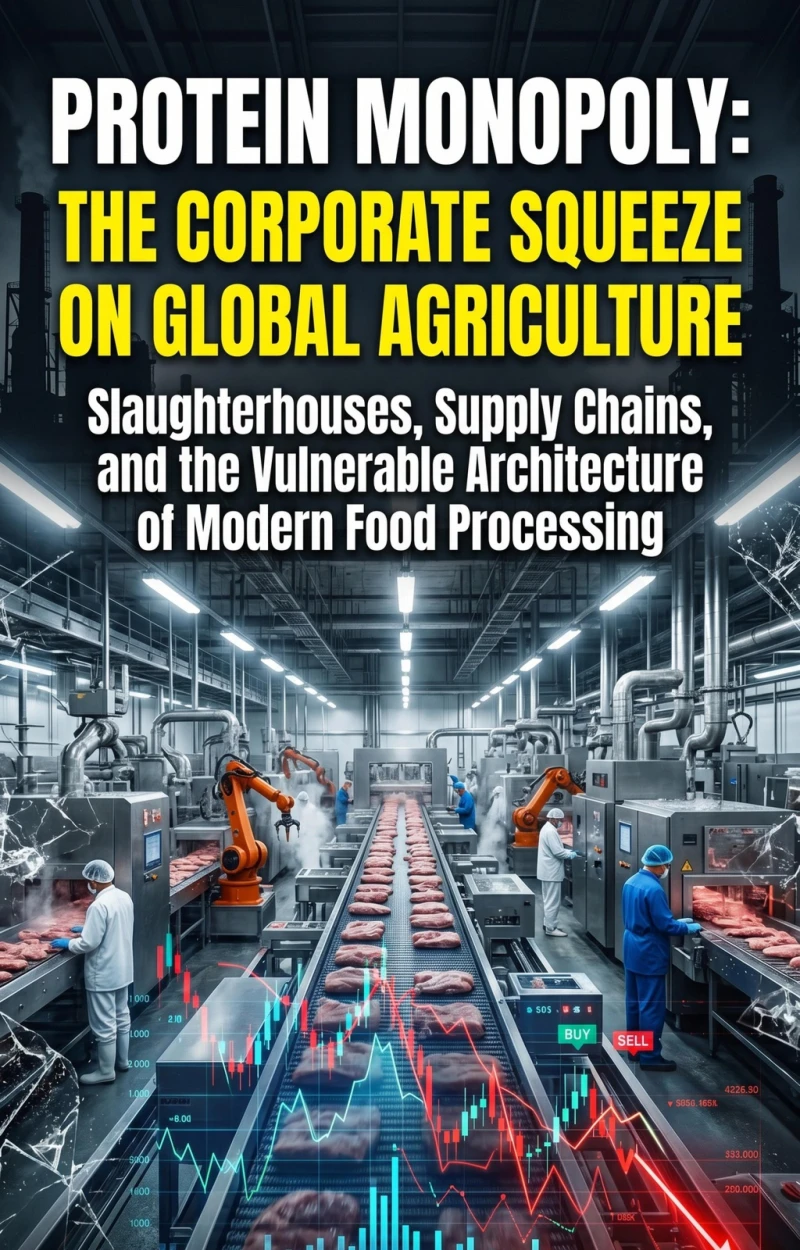 Portada: Protein Monopoly: The Corporate Squeeze on Global Agriculture