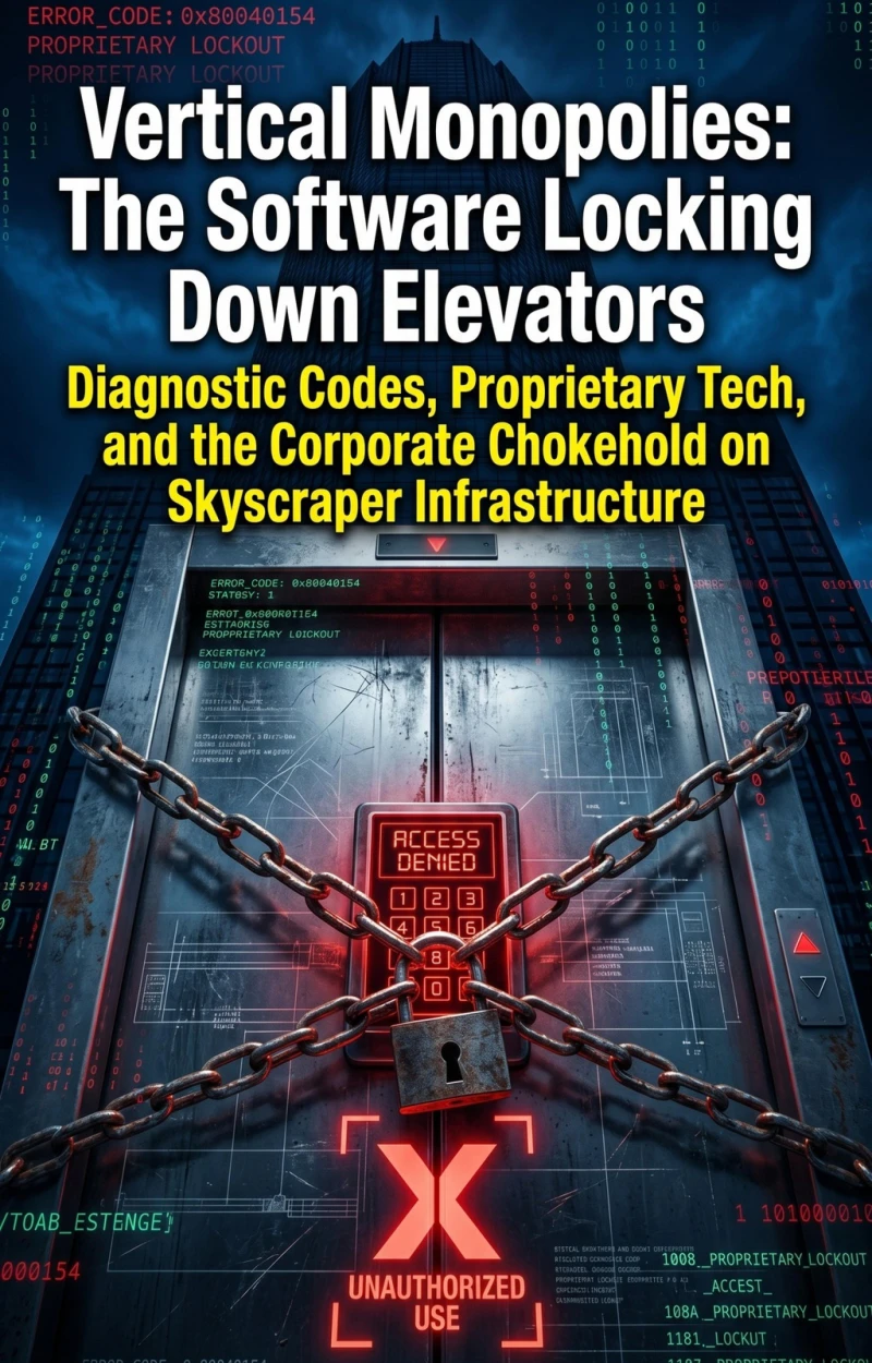 Portada: Vertical Monopolies: The Software Locking Down Elevators