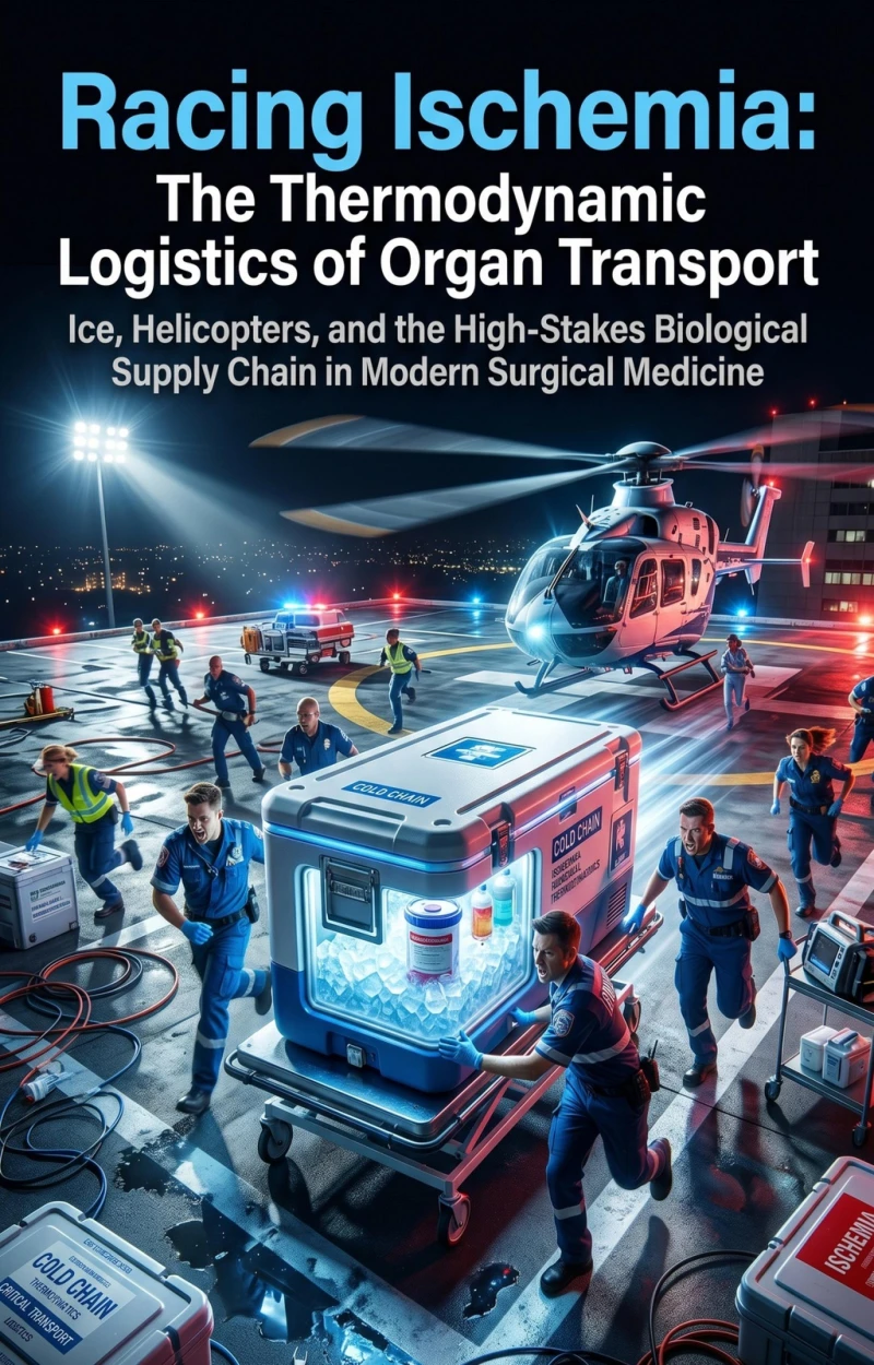 Portada: Racing Ischemia: The Thermodynamic Logistics of Organ Transport