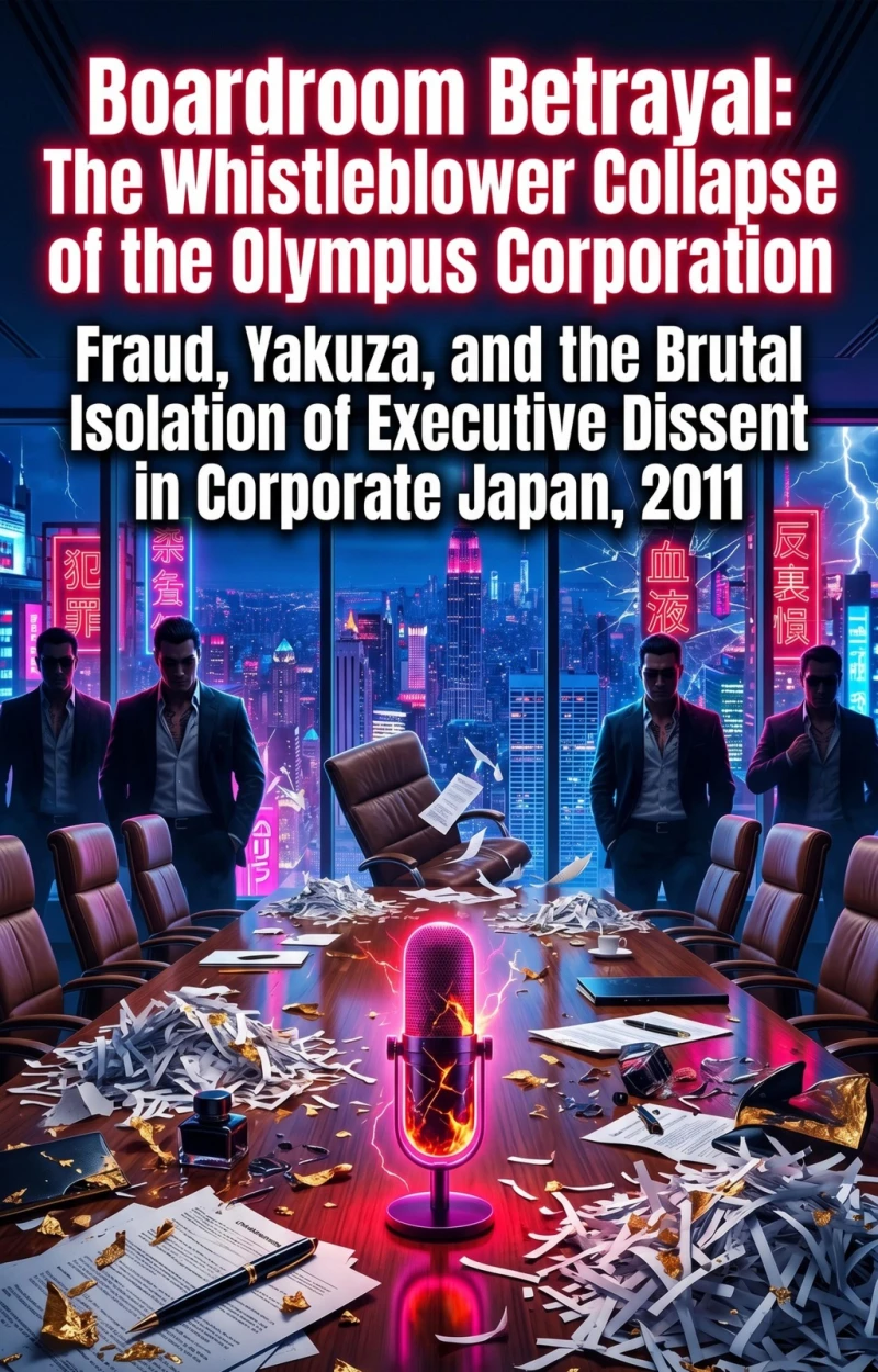 Portada: Boardroom Betrayal: The Whistleblower Collapse of the Olympus Corporation