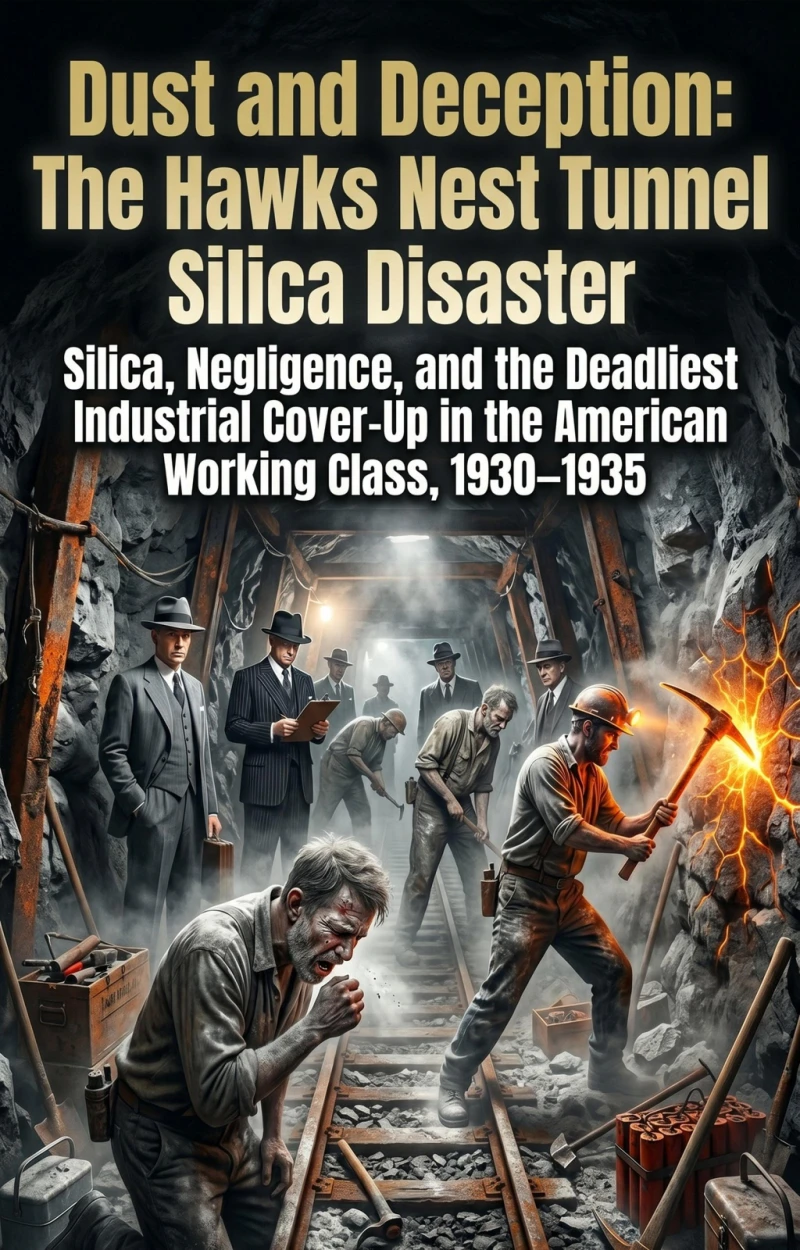 Portada: Dust and Deception: The Hawks Nest Tunnel Silica Disaster