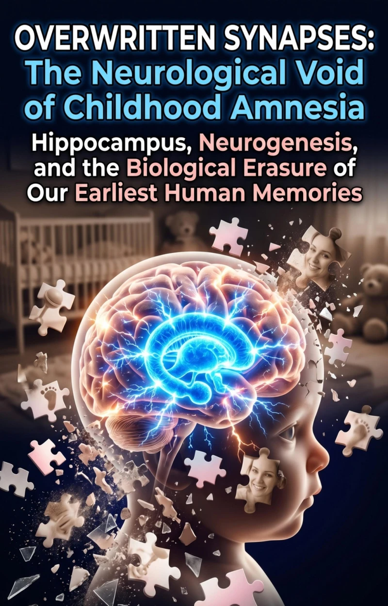 Portada: Overwritten Synapses: The Neurological Void of Childhood Amnesia
