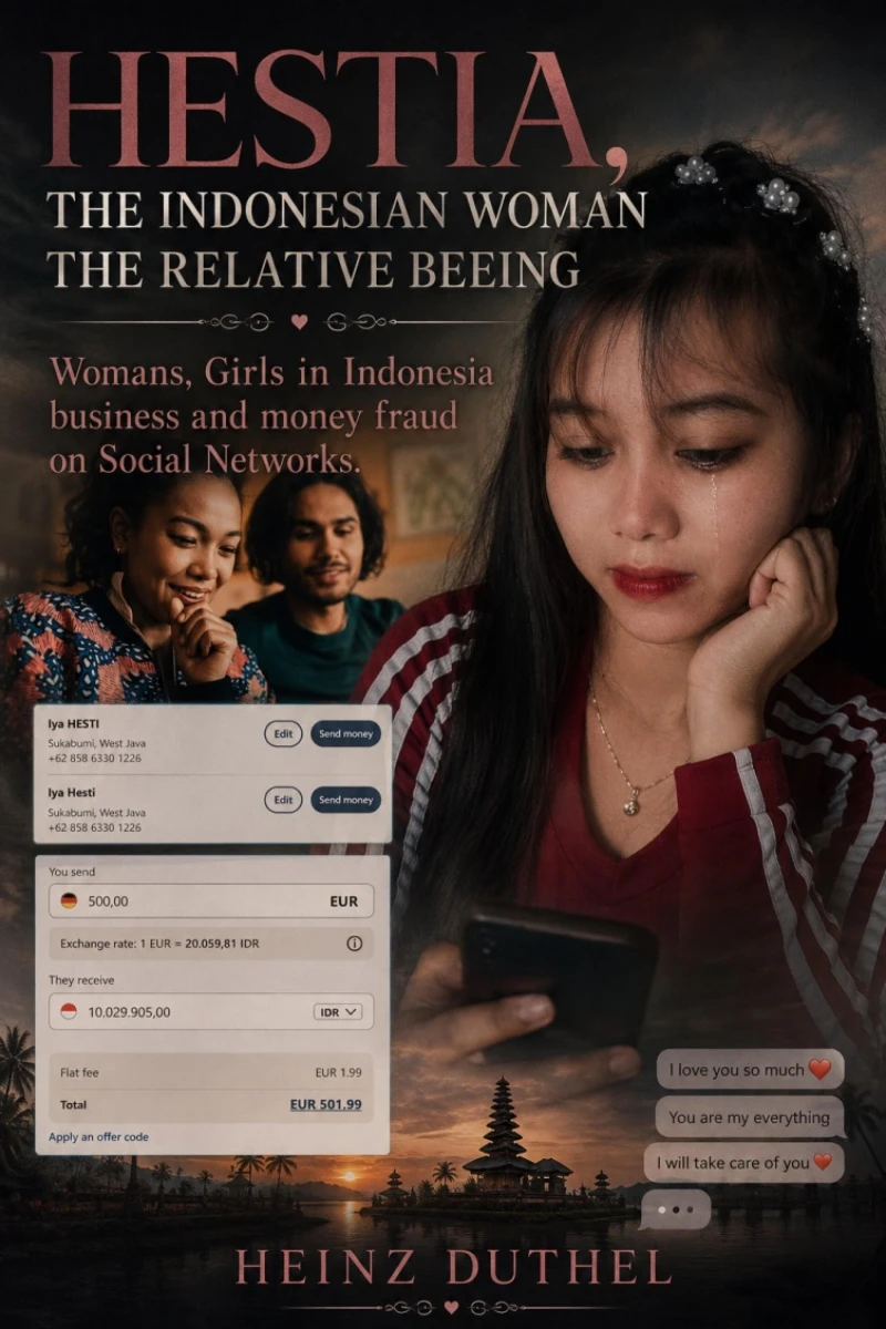 Portada: 'Hestia, the Indonesian Woman the relative beeing'.