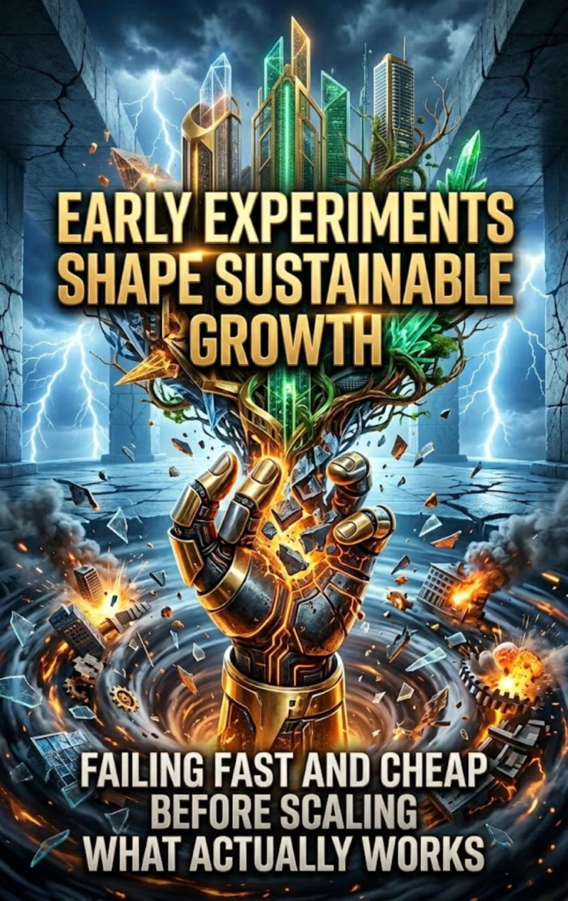 Portada: Early Experiments Shape Sustainable Growth