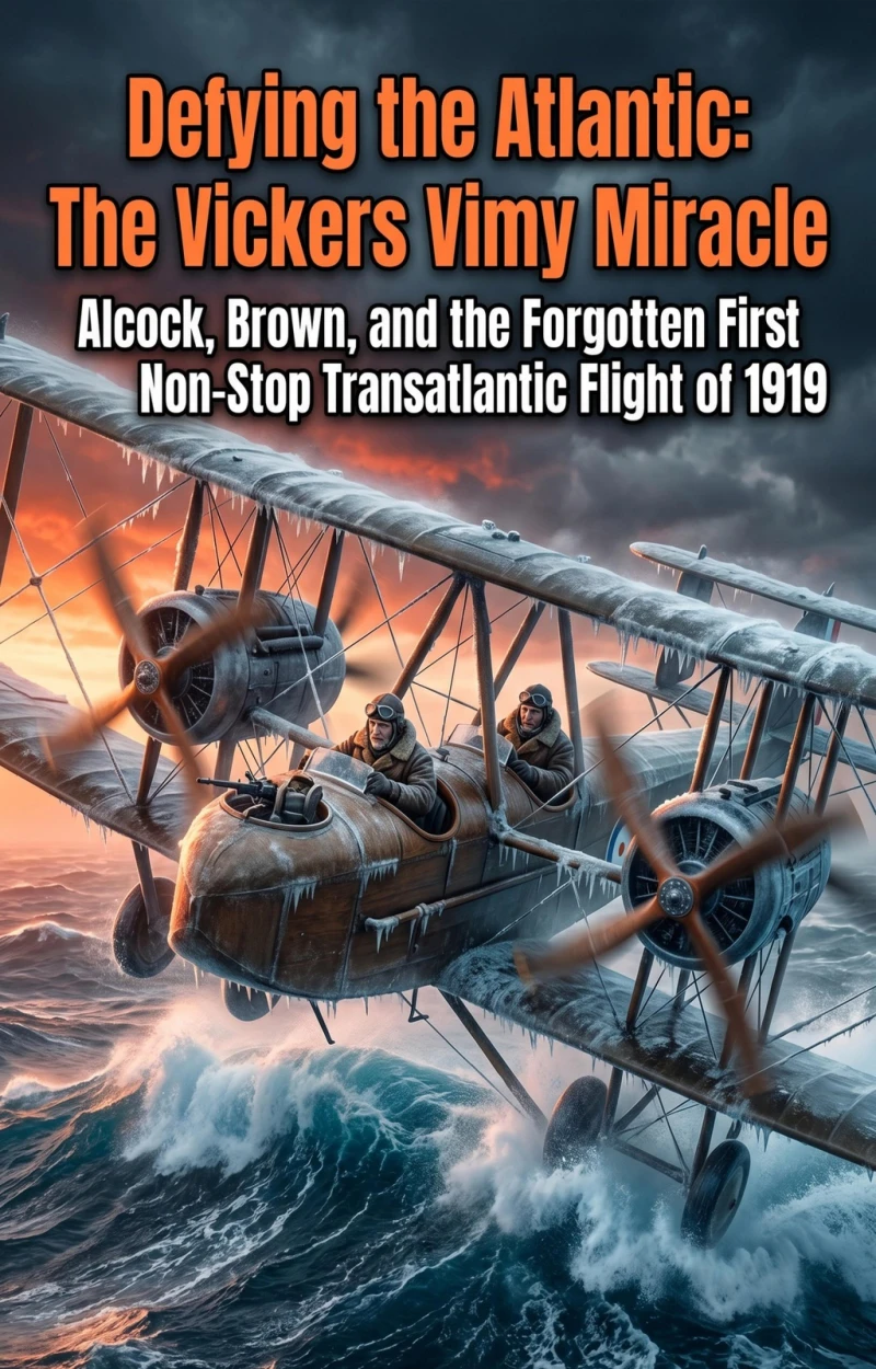 Portada: Defying the Atlantic: The Vickers Vimy Miracle