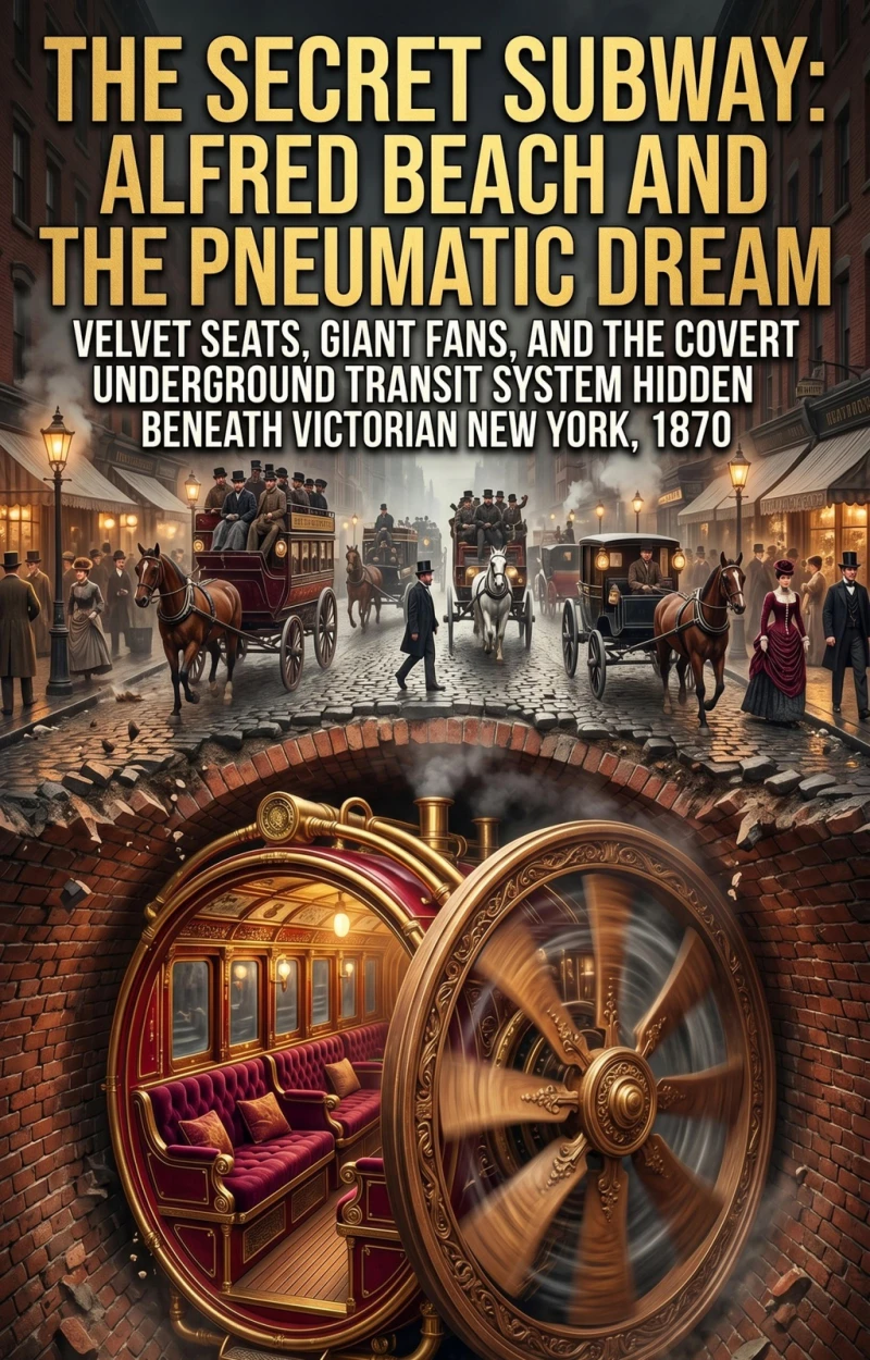 Portada: The Secret Subway: Alfred Beach and the Pneumatic Dream