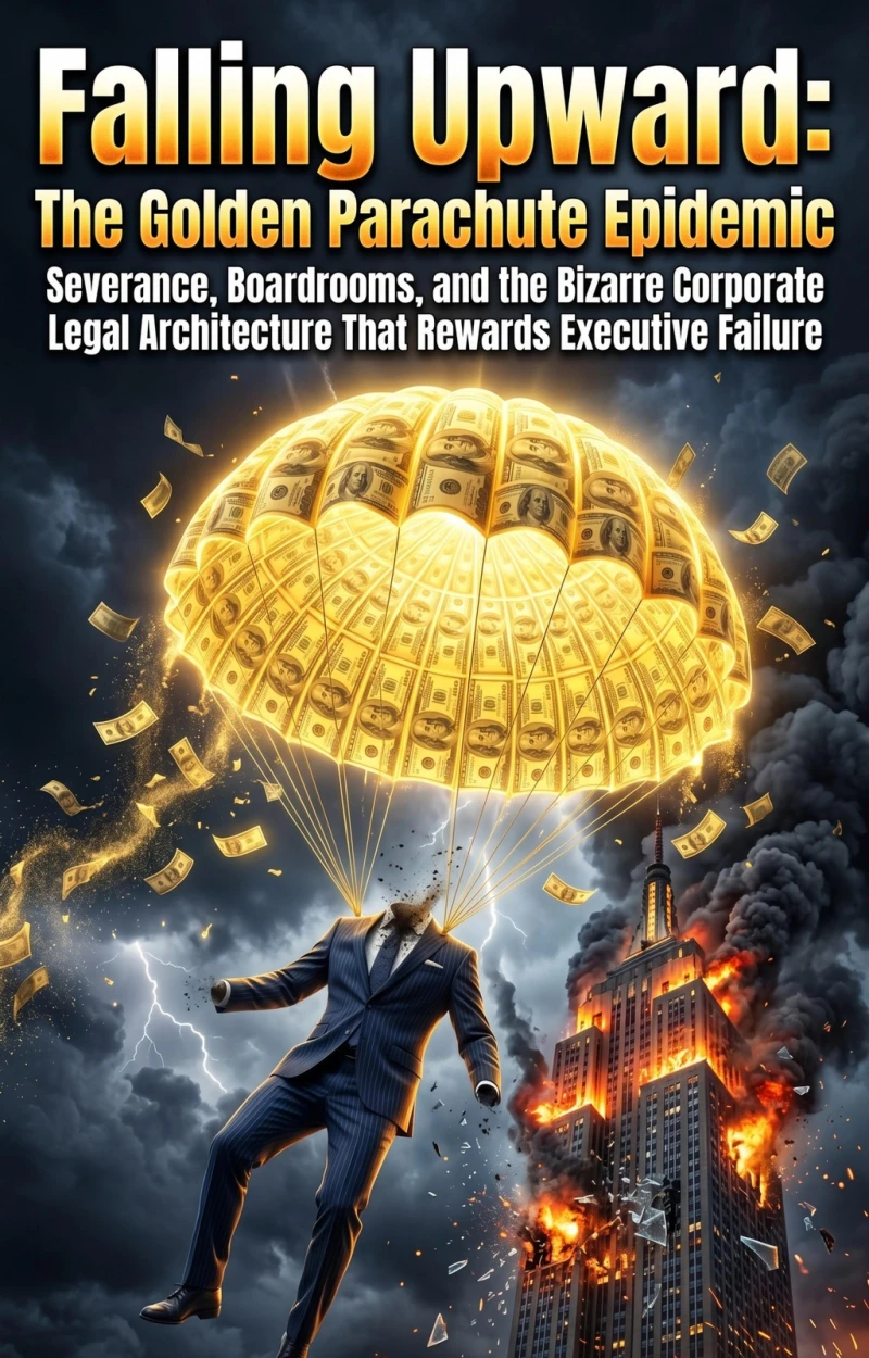 Portada: Falling Upward: The Golden Parachute Epidemic