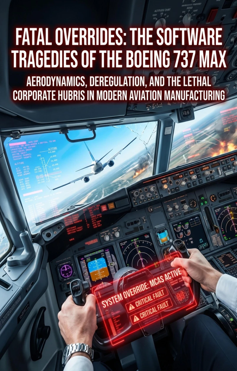Portada: Fatal Overrides: The Software Tragedies of the Boeing 737 MAX