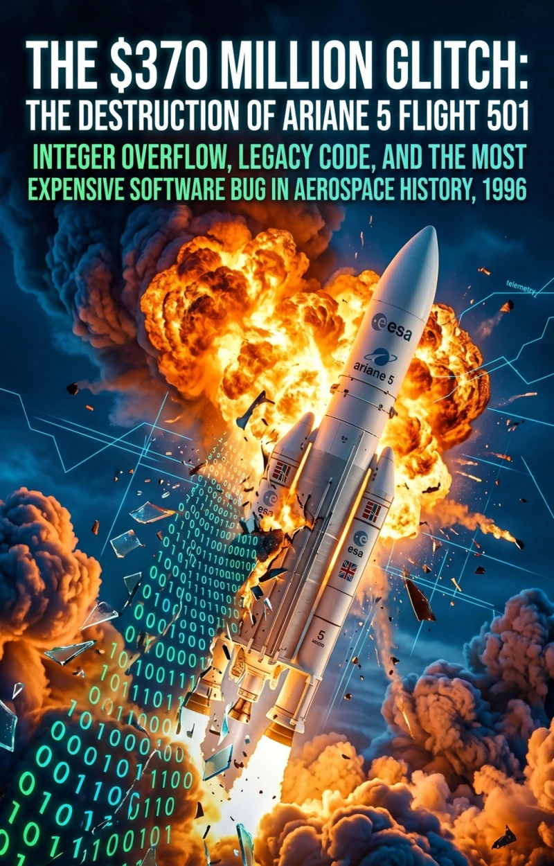Portada: The $370 Million Glitch: The Destruction of Ariane 5 Flight 501