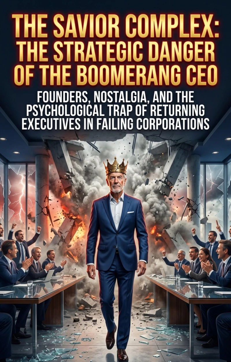 Portada: The Savior Complex: The Strategic Danger of the Boomerang CEO