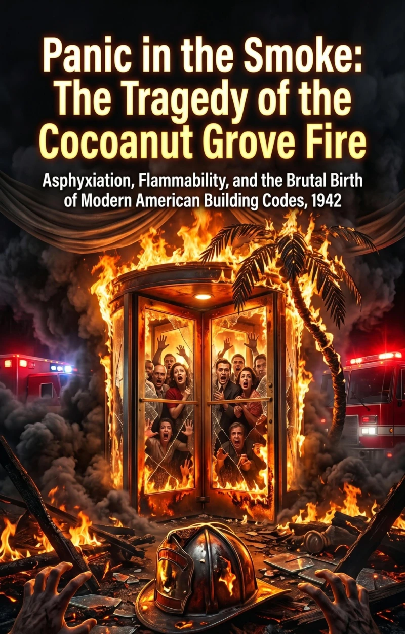 Portada: Panic in the Smoke: The Tragedy of the Cocoanut Grove Fire