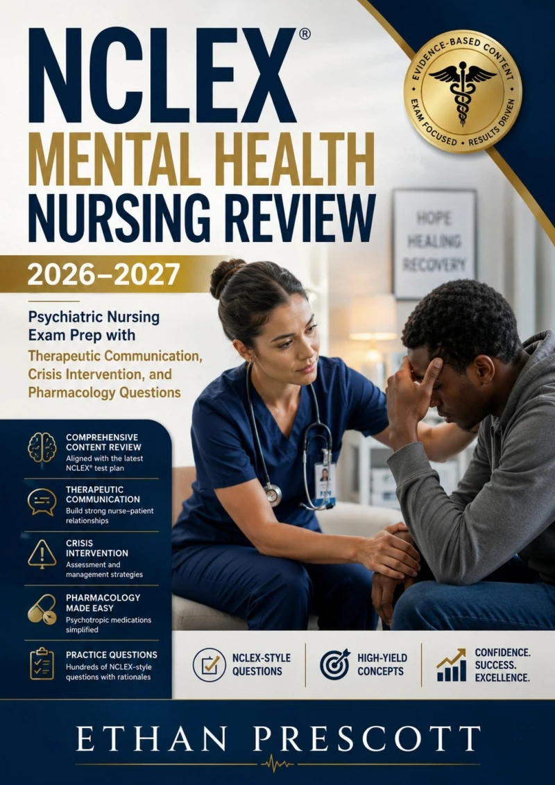 Portada: NCLEX Mental Health Nursing Review 2026–2027