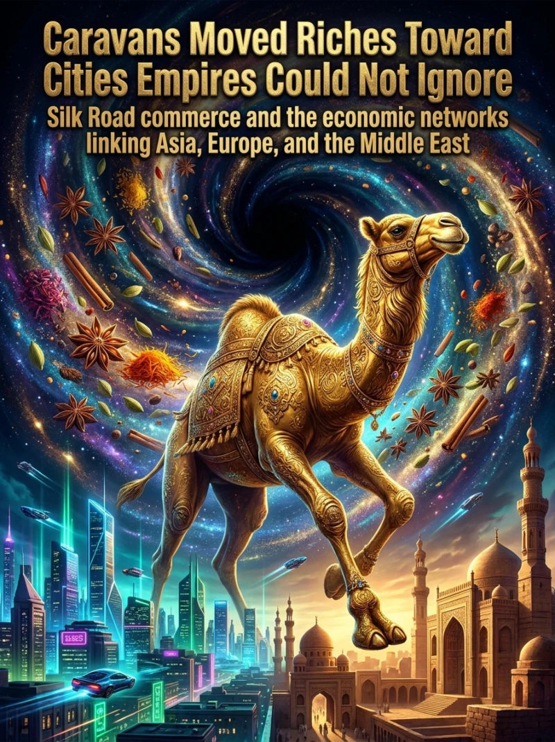 Portada: Caravans Moved Riches Toward Cities Empires Could Not Ignore