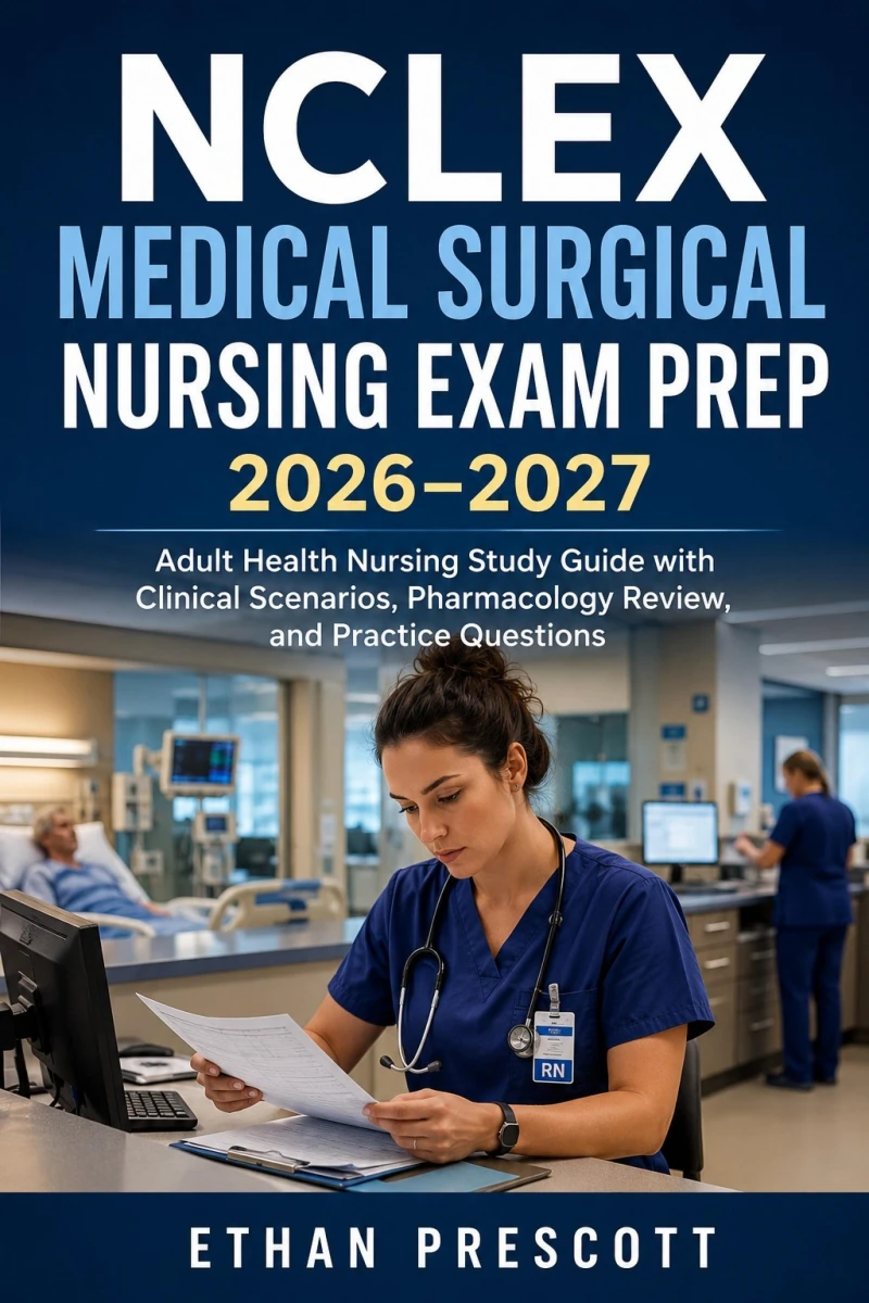 Portada: NCLEX Medical Surgical Nursing Exam Prep 2026–2027