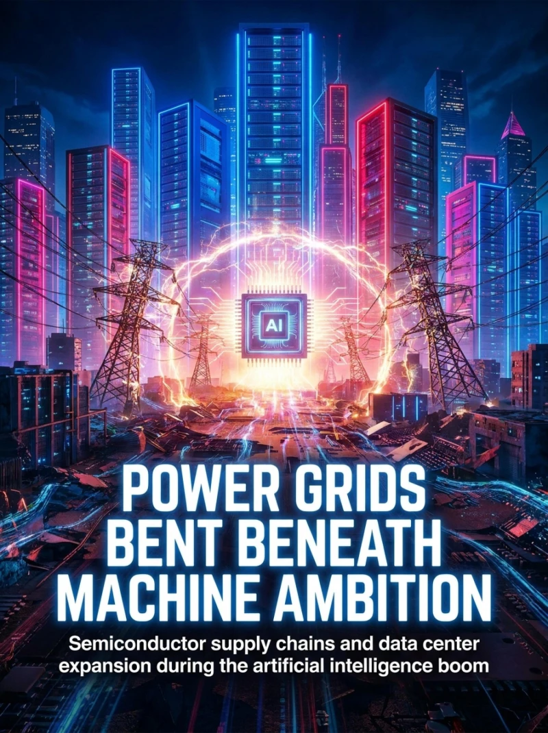 Portada: Power Grids Bent Beneath Machine Ambition