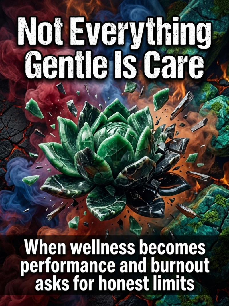 Portada: Not Everything Gentle Is Care
