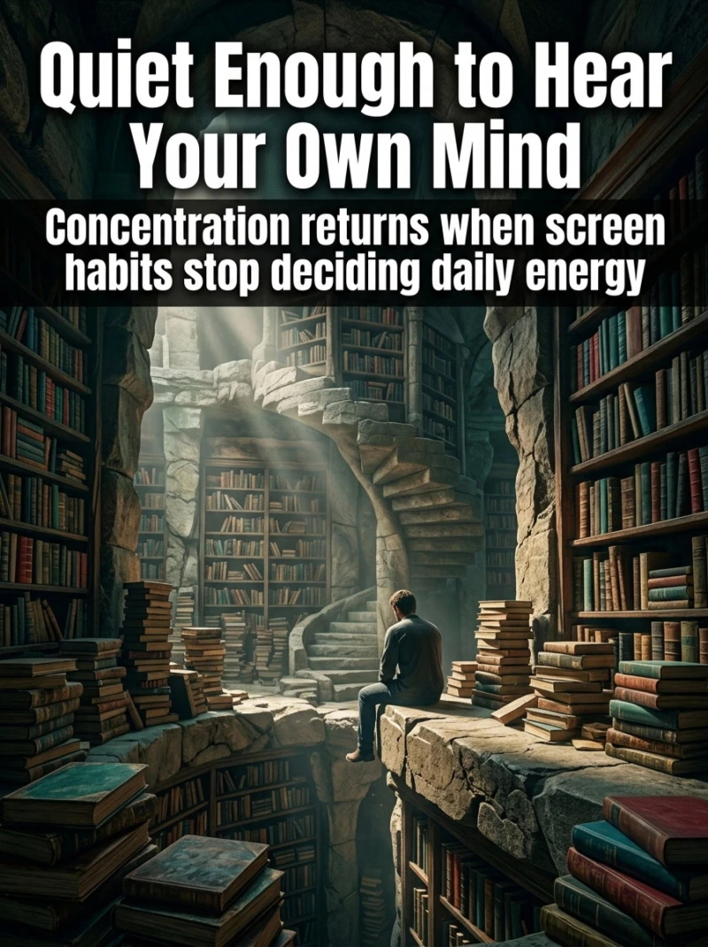Portada: Quiet Enough to Hear Your Own Mind