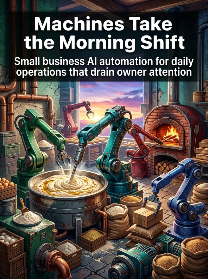 Portada: Machines Take the Morning Shift