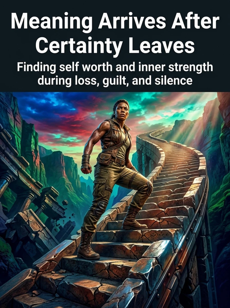 Portada: Meaning Arrives After Certainty Leaves